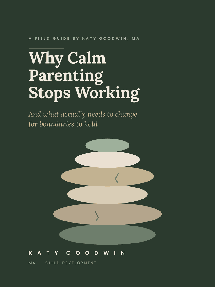 Cover of the guide Why Calm Parenting Stops Working